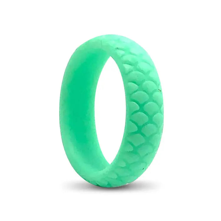 Ladies Birthstone Silicone Ring 