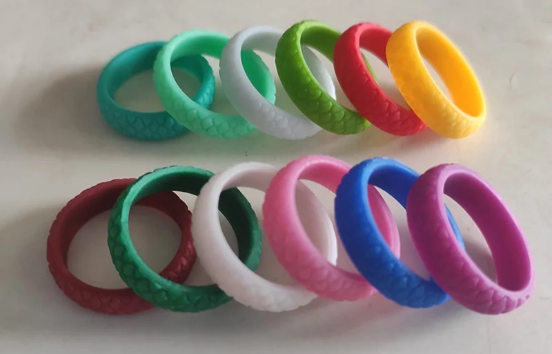 Ladies Birthstone Silicone 3 Pack