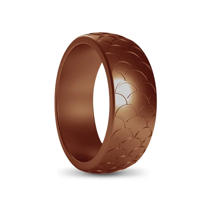 Mens Scale Silicone Ring Collection