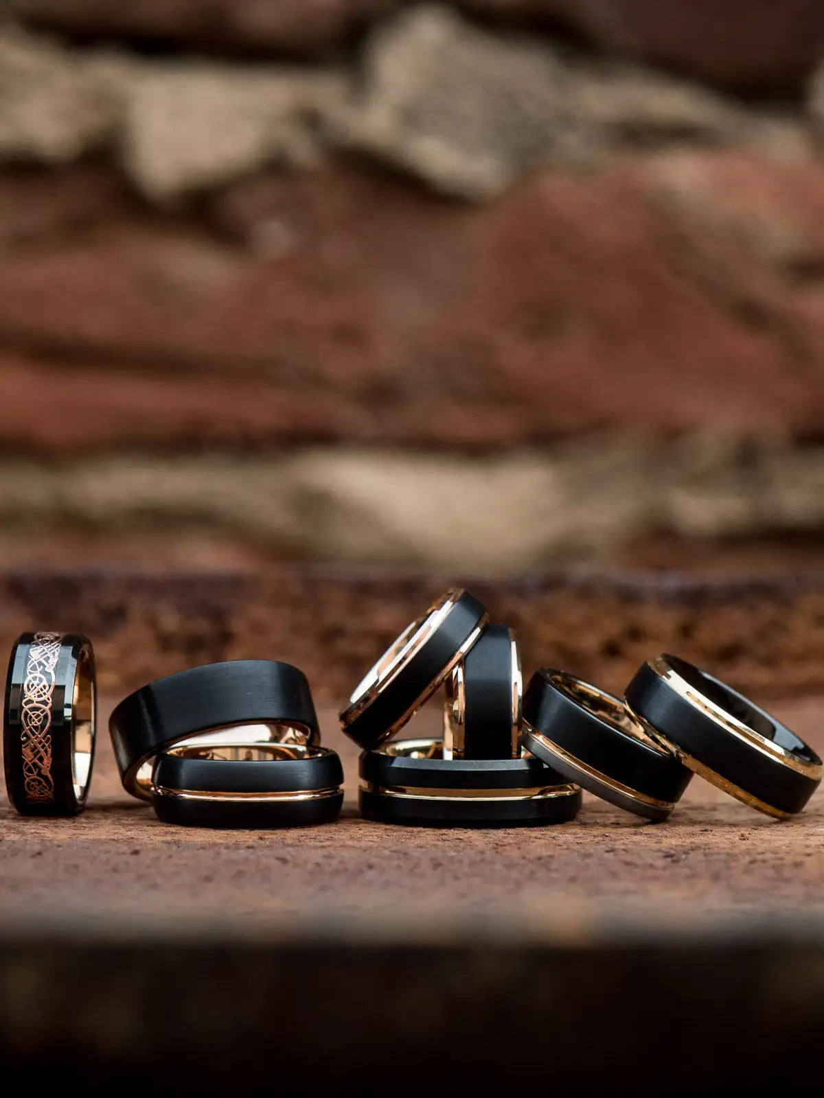 Tungsten sales moissanite rings