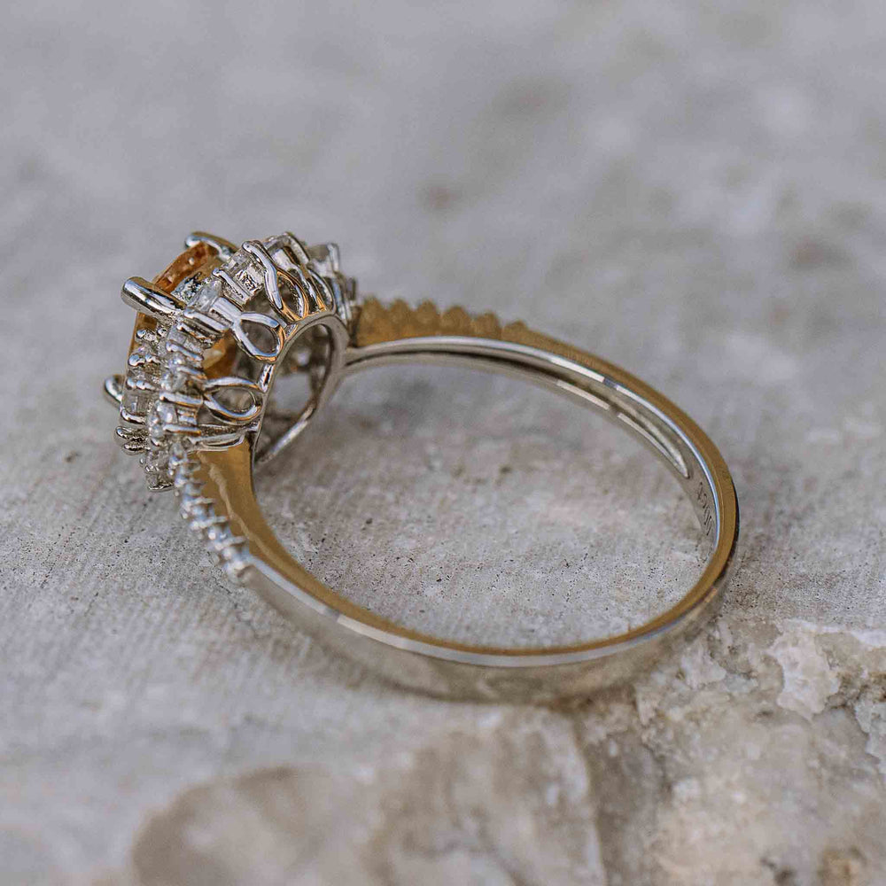 Ione Moissanite Ring | Orbit Rings