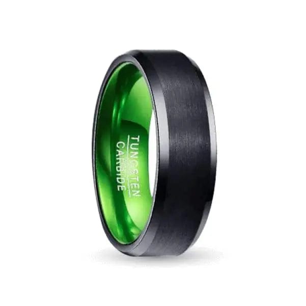 Apollo Green and Black  Ladies Ring