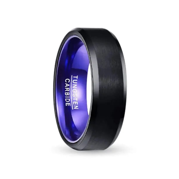 Purple Tungsten Carbide ring