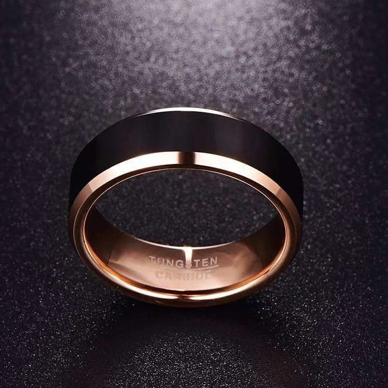 Rosegold Tungsten Carbide Ring 