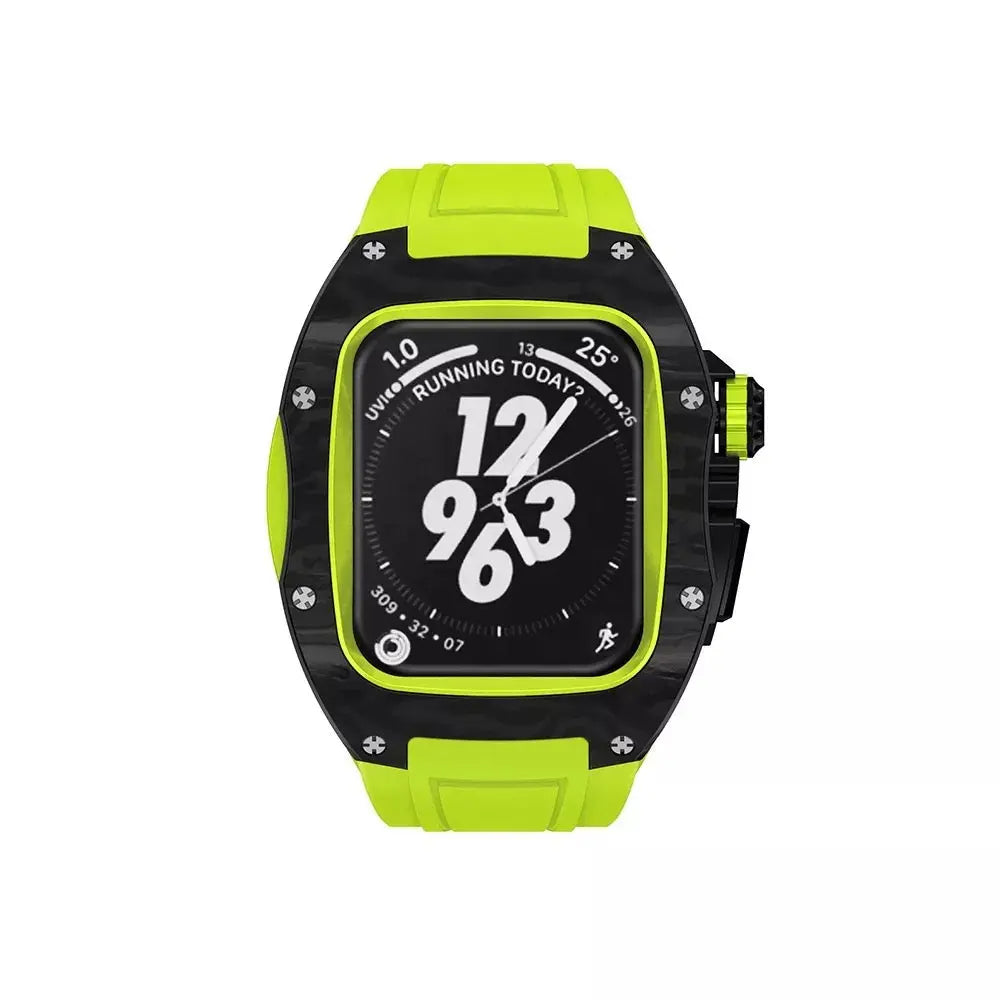 Apple Watch strap in green colour for Apple series 7 watch