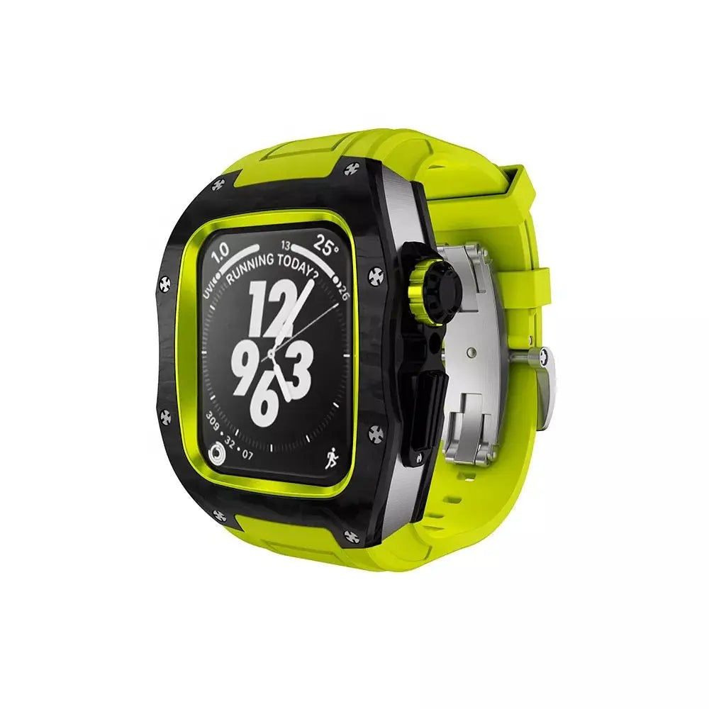 Apple Watch strap in green colour for Apple series 7 watch