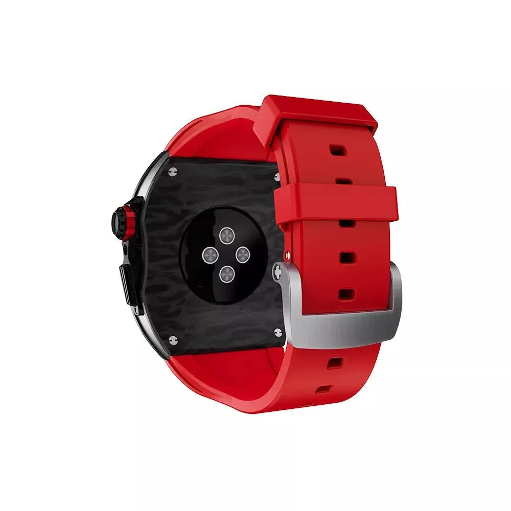 Bolt Apple Watch Modification in Red Back View