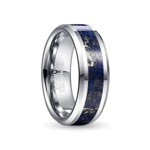 Cartwheel Blue Carbide Ring