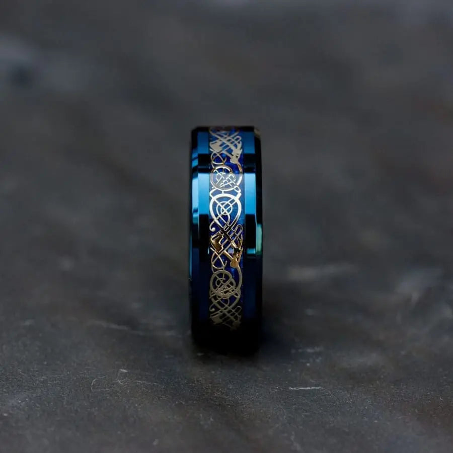 Blue and Gold Ring