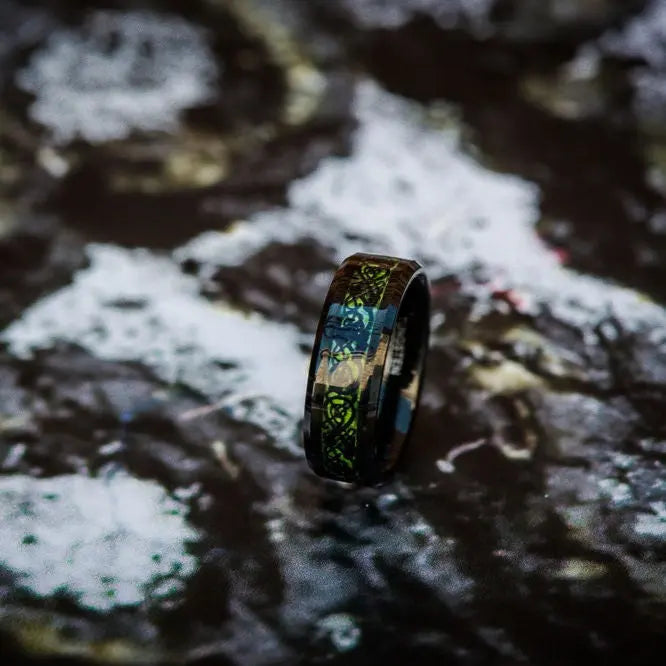 Celtic Green - Orbit Rings