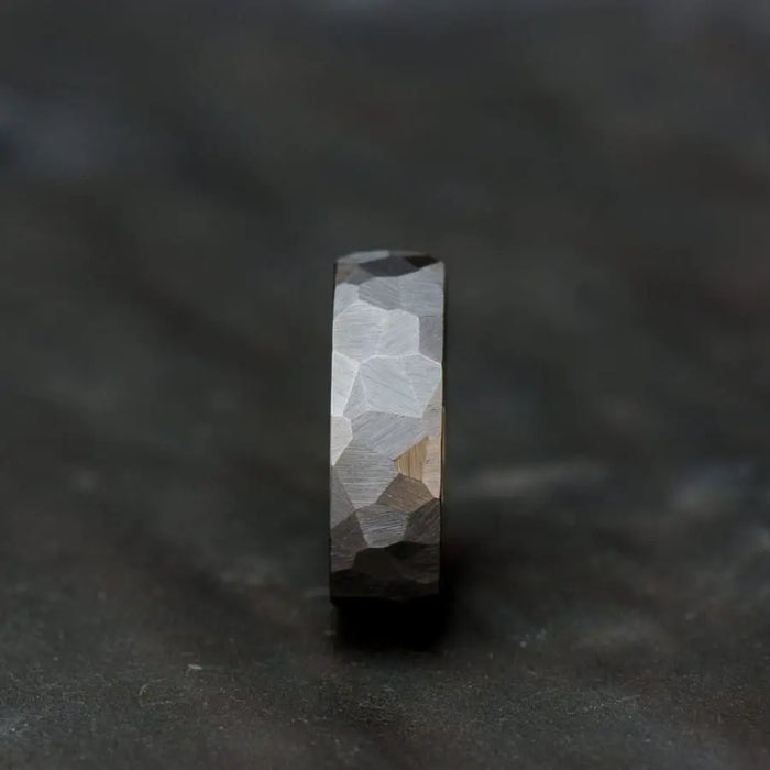 Zirconium Titanium Ring Orbit Rings