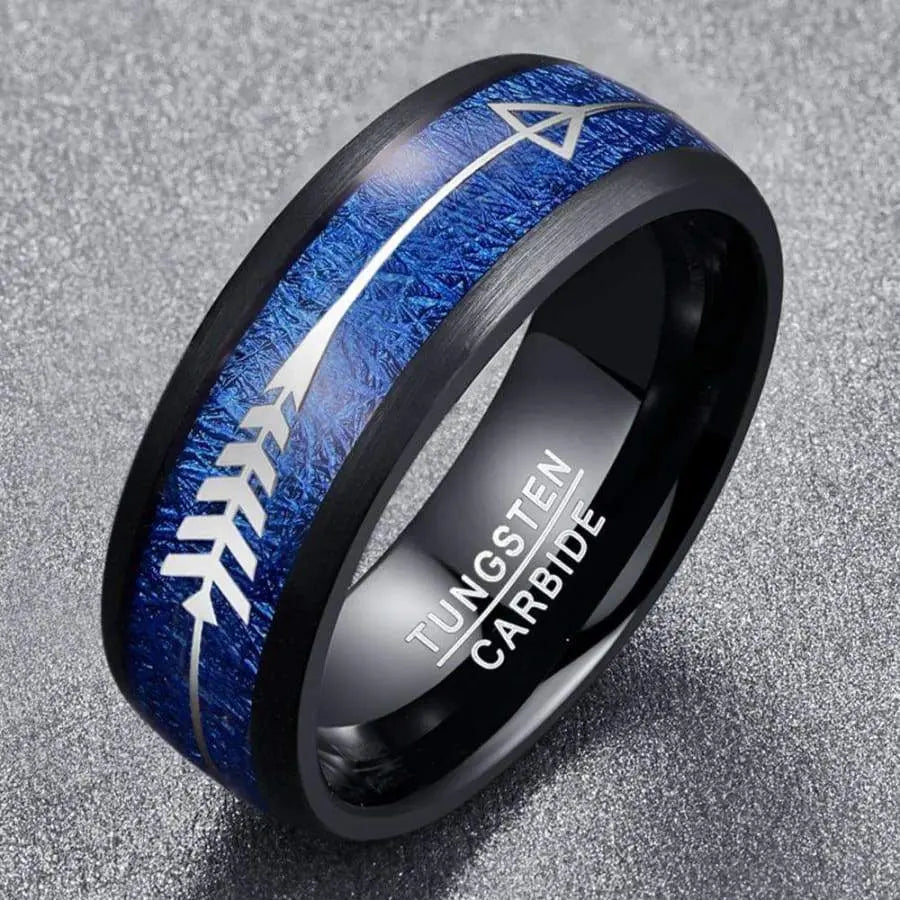 Black Tungsten Wedding Ring