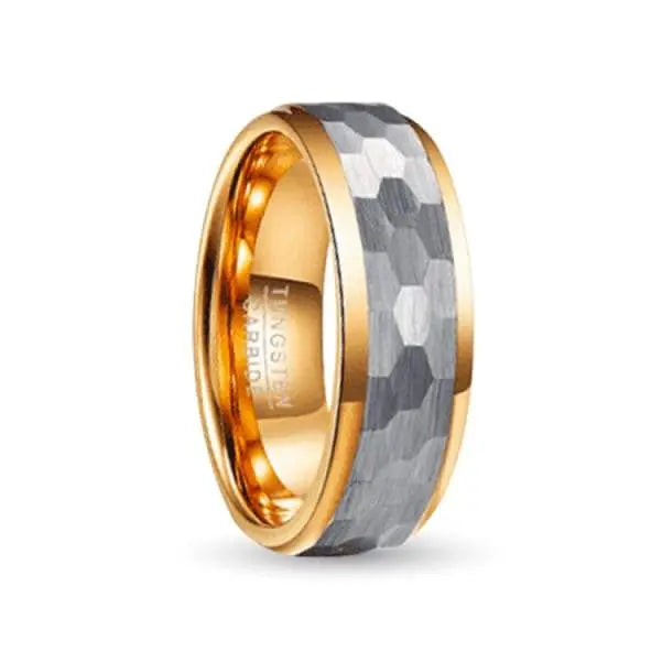 Gold Tungsten Carbide ring