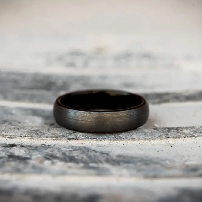 Delta Black Tungsten Ring | Orbit Rings
