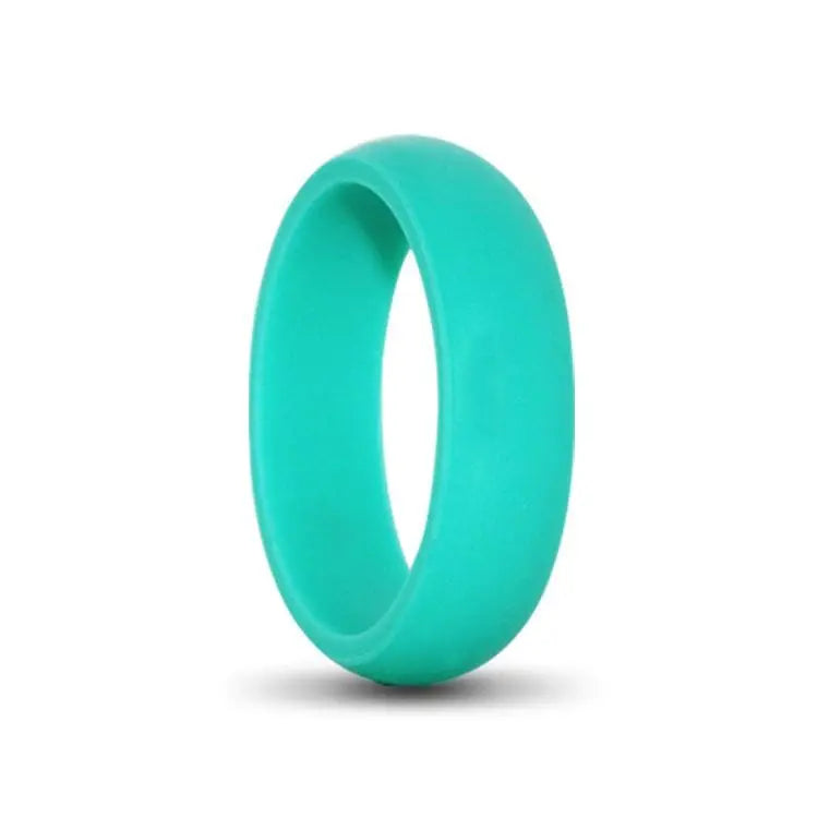 Turquoise Ladies Silicone Ring