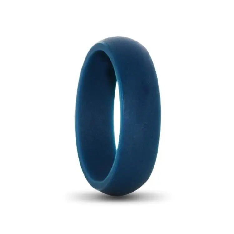 Navy Ladies Silicone Ring