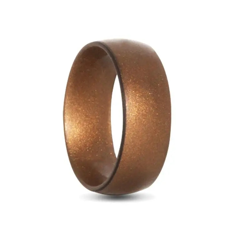 Bronze Ladies Flex Silicone Ring