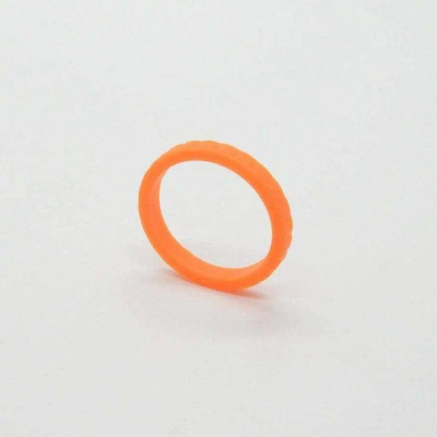 Orange Slim Ladies Silicone Ring