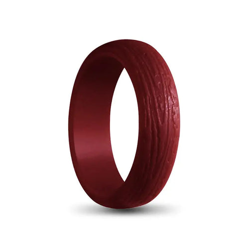 Ladies Textured Silicone Ring Collection