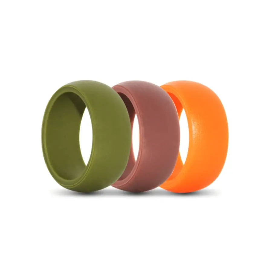 Olive, Brown and Orange Silicone Pack