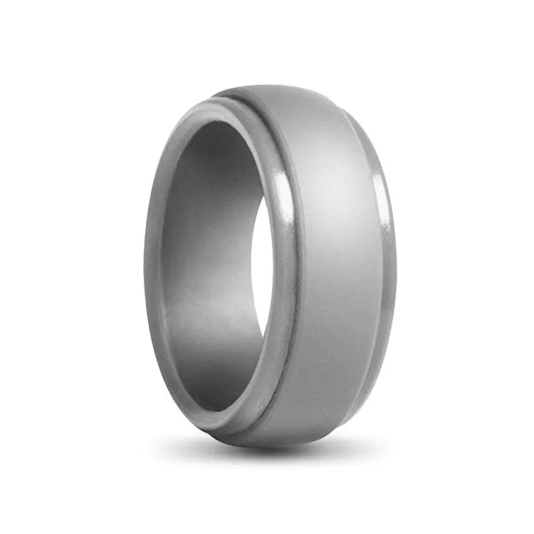 Silicone Ring With Grey Color