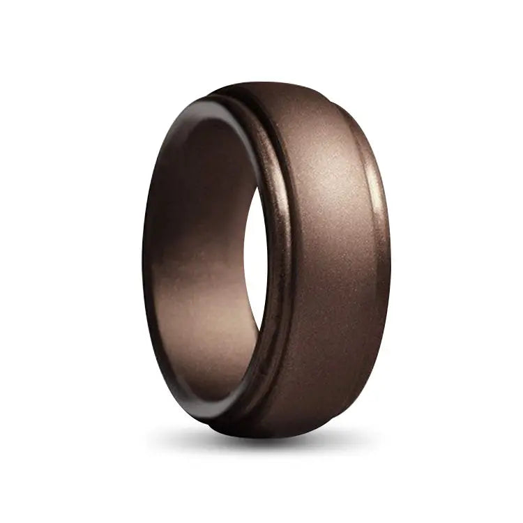 Silicone Ring With Bronze Color