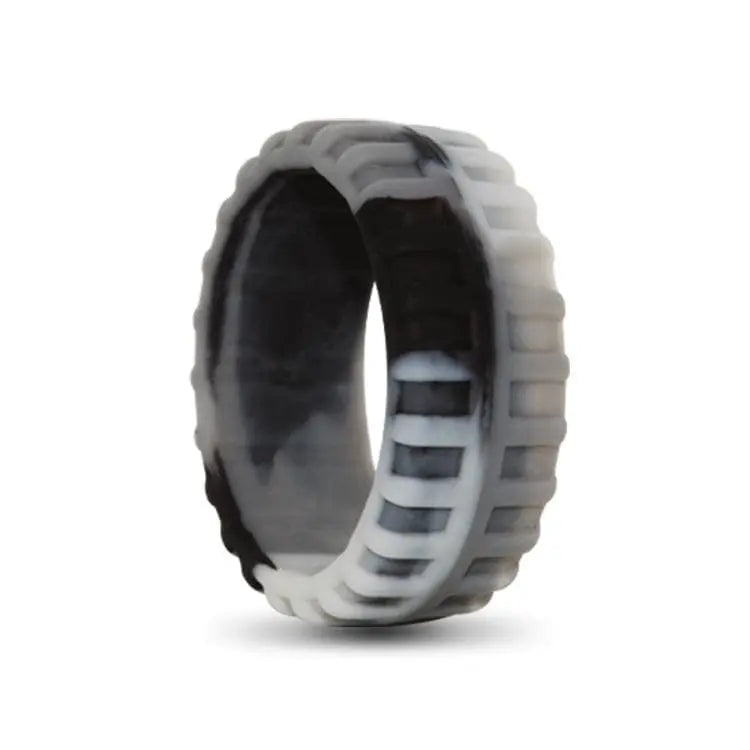 Black Camo Tyre Silicone Ring