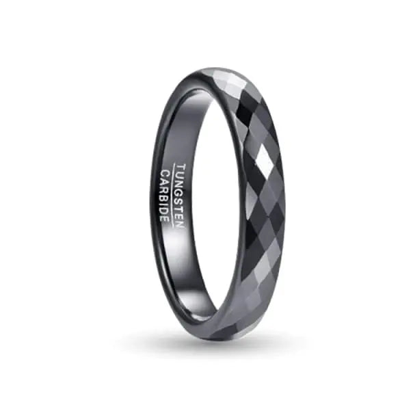Black Ladies Tungsten Carbide ring