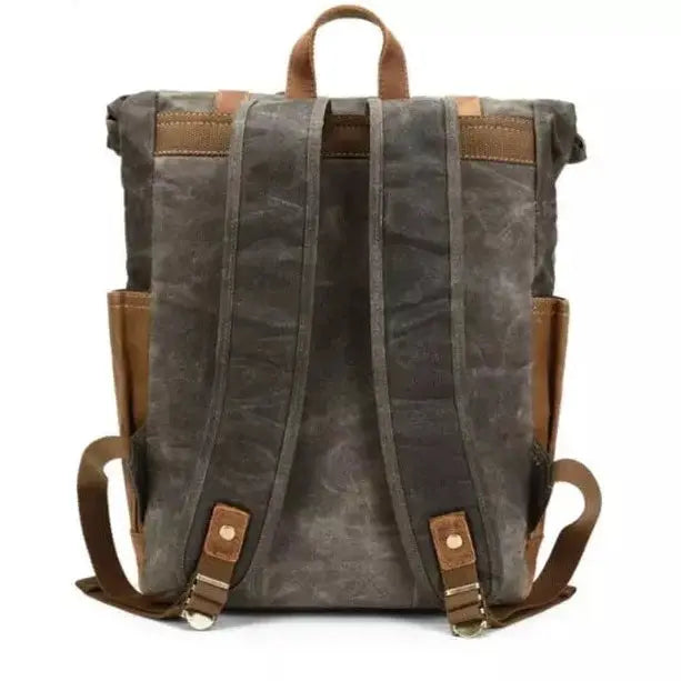 Wax Canvas Backpack - Orbit Rings