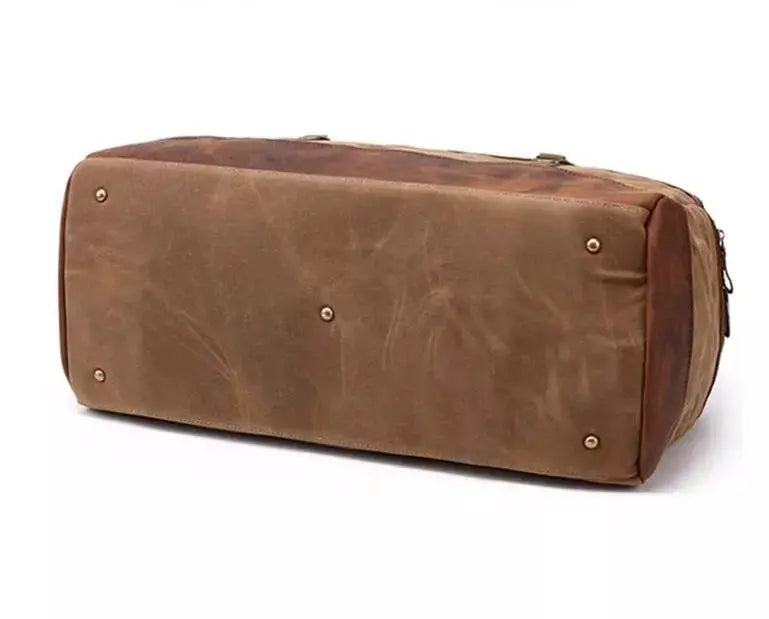 Wax Canvas Duffel Bag - Orbit Rings