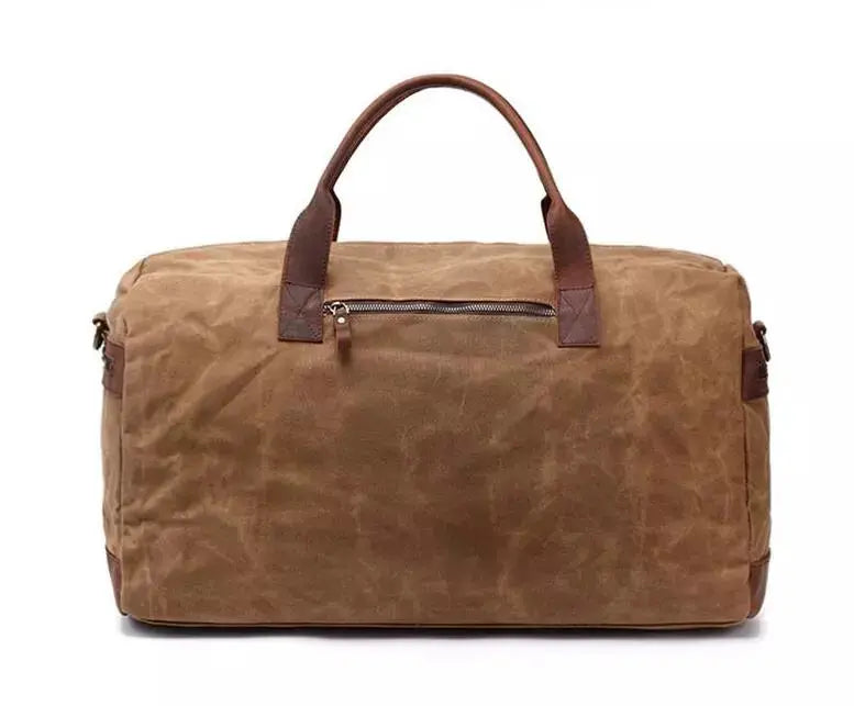 Wax Canvas Duffel Bag - Orbit Rings