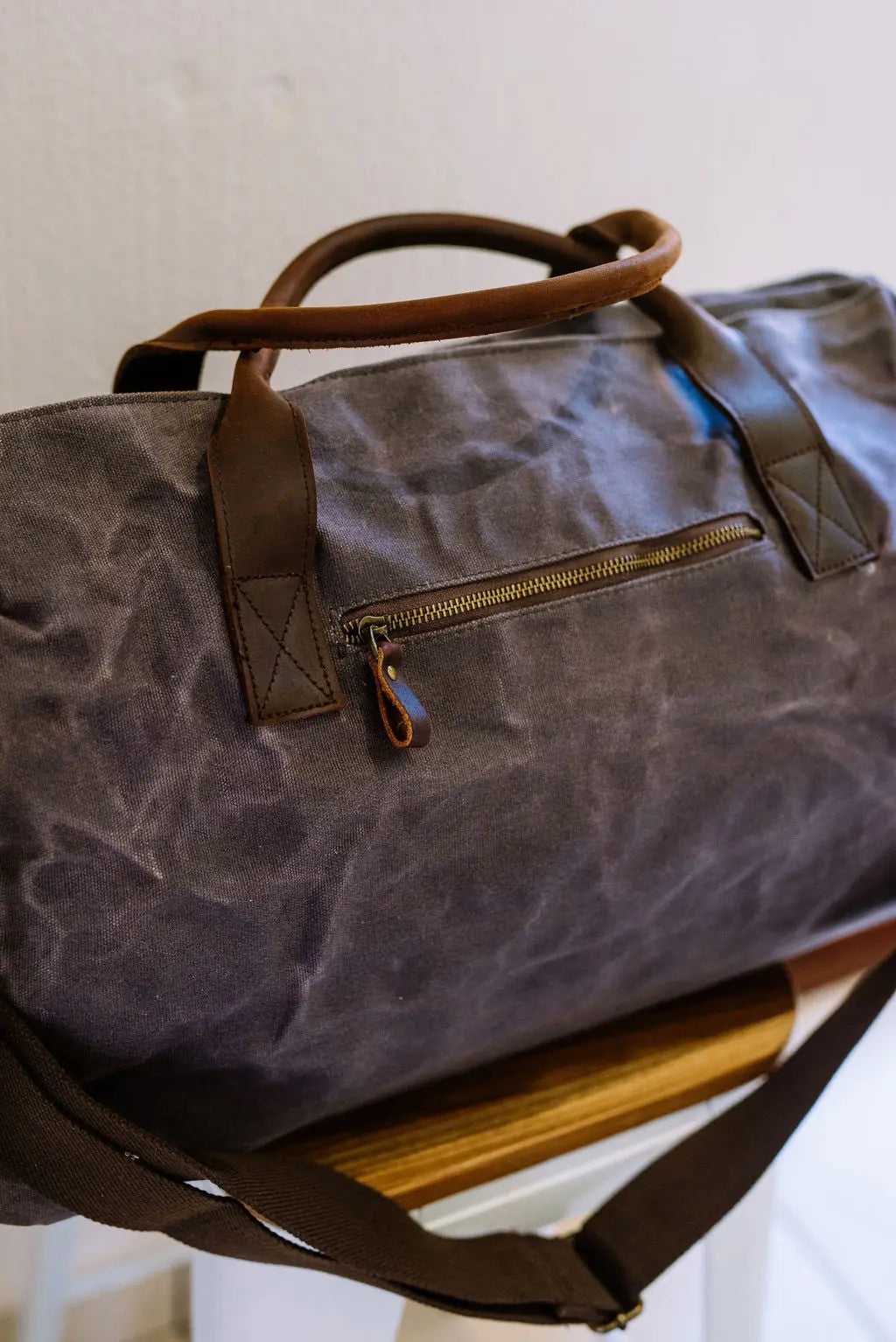 Wax Canvas Duffel Bag - Orbit Rings