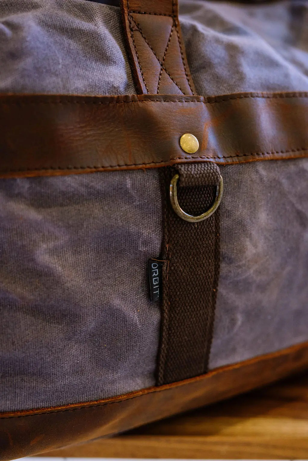 Wax Canvas Duffel Bag - Orbit Rings