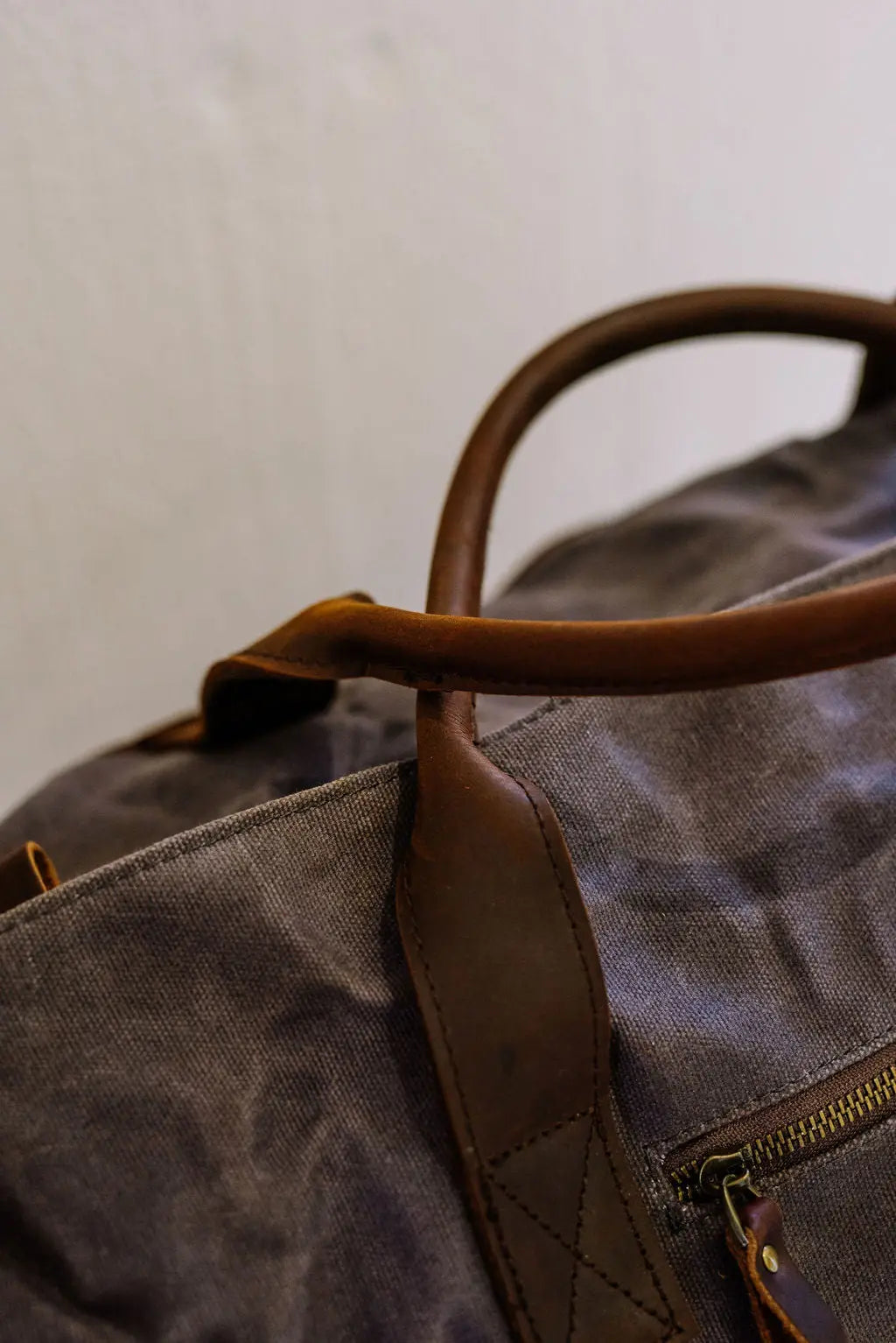 Wax Canvas Duffel Bag - Orbit Rings